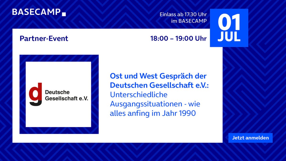 Ost und West Gespräch der Deutschen Gesellschaft e.V.: Unterschiedliche Ausgangssituationen – wie alles anfing im Jahr 1990