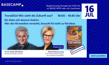 BASECAMP Trend2Go!: Ein Date mit deinem Gehirn (Buchvorstellung)