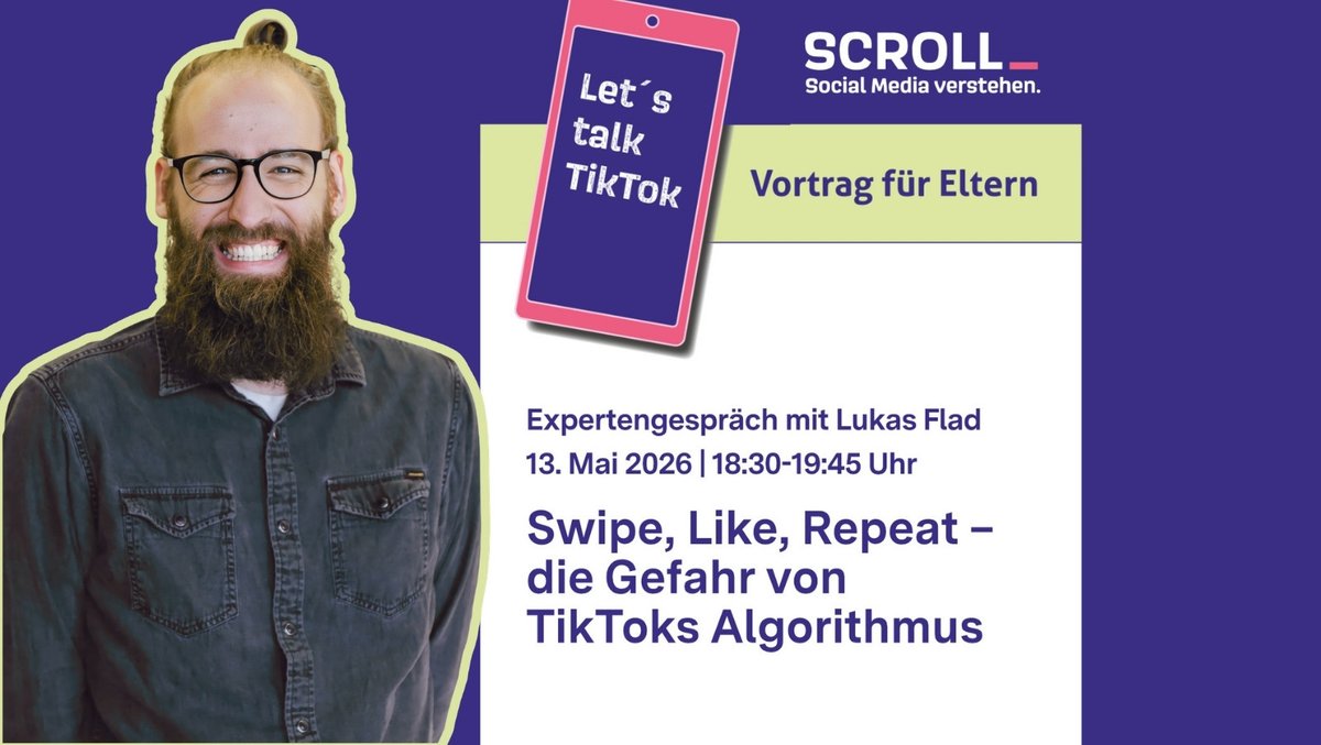 Für Eltern: Swipe, Like, Repeat – Die Gefahr von TikToks Algorithmus (Expertengespräch mit Medienexperte Lukas Flad)