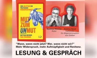 Buchvorstellung: „Mut zum Unmut“