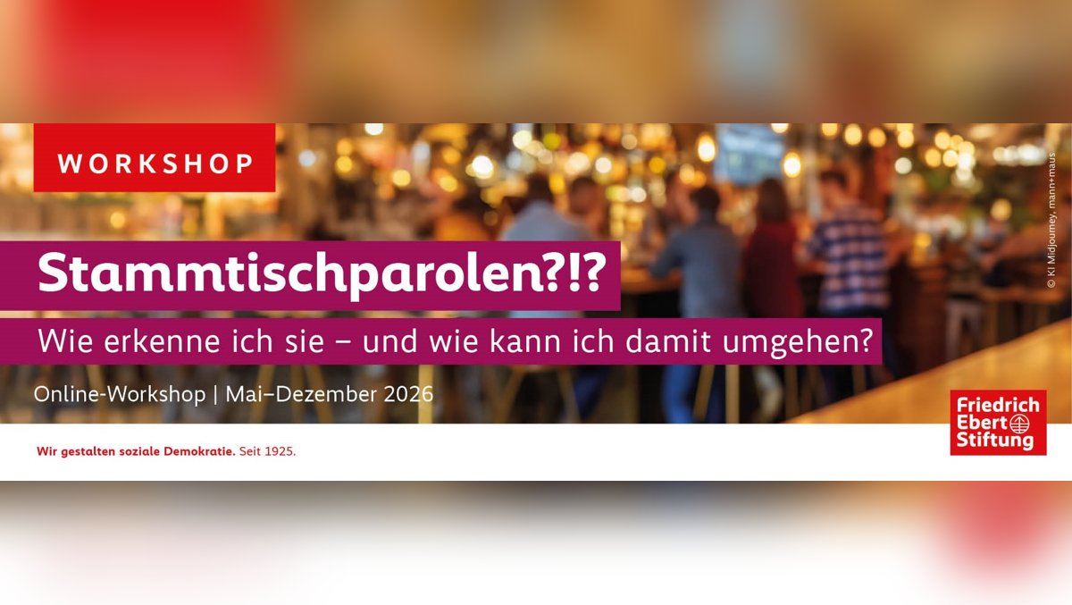 Stammtischparolen?!? – Wie erkenne ich sie und wie kann ich damit umgehen?