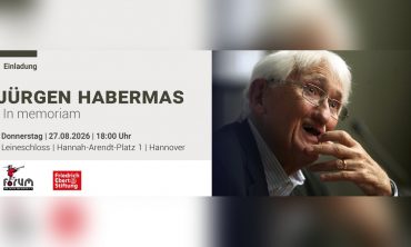 Jürgen Habermas – Gedenkveranstaltung