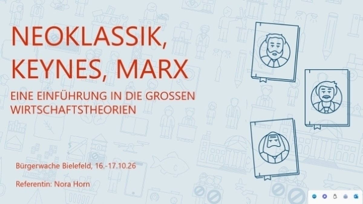 Neoklassik, Keynes und Marx