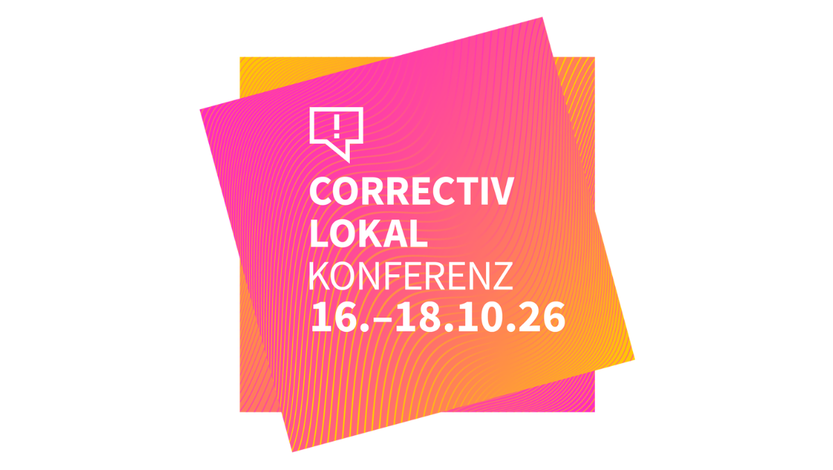 CORRECTIV.Lokal Konferenz 2026