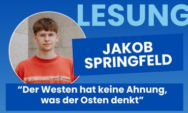 Lesung „Der Westen hat keine Ahnung, was im Osten passiert