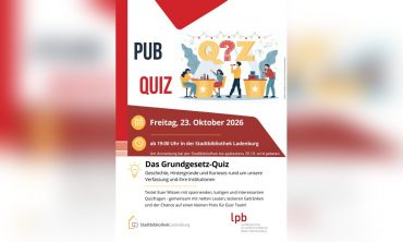 PubQuiz zum Grundgesetz: Geschichte, Hintergründe und Kurioses rund um unsere Verfassung und ihre Institutionen