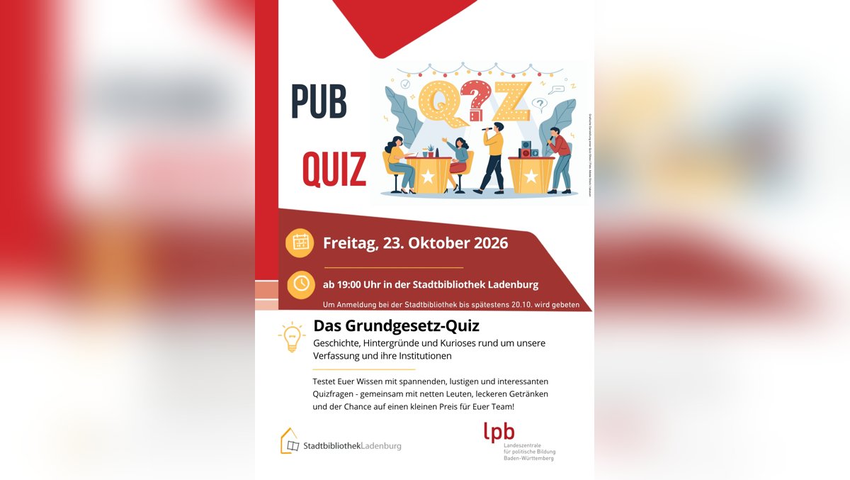 PubQuiz zum Grundgesetz: Geschichte, Hintergründe und Kurioses rund um unsere Verfassung und ihre Institutionen