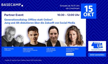 WAKE UP! Generationendialog: Offline statt Online? Jung und Alt diskutieren über die Zukunft von Social Media