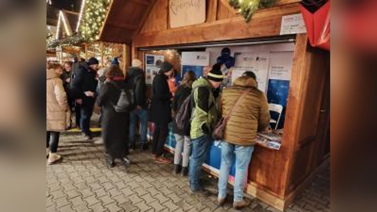 Auf dem Erfurter Weihnachtsmarkt