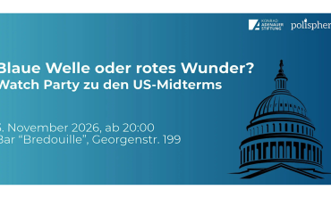 Blaue Welle oder Rotes Wunder? Watch Party zu US-Midterms am 3. November