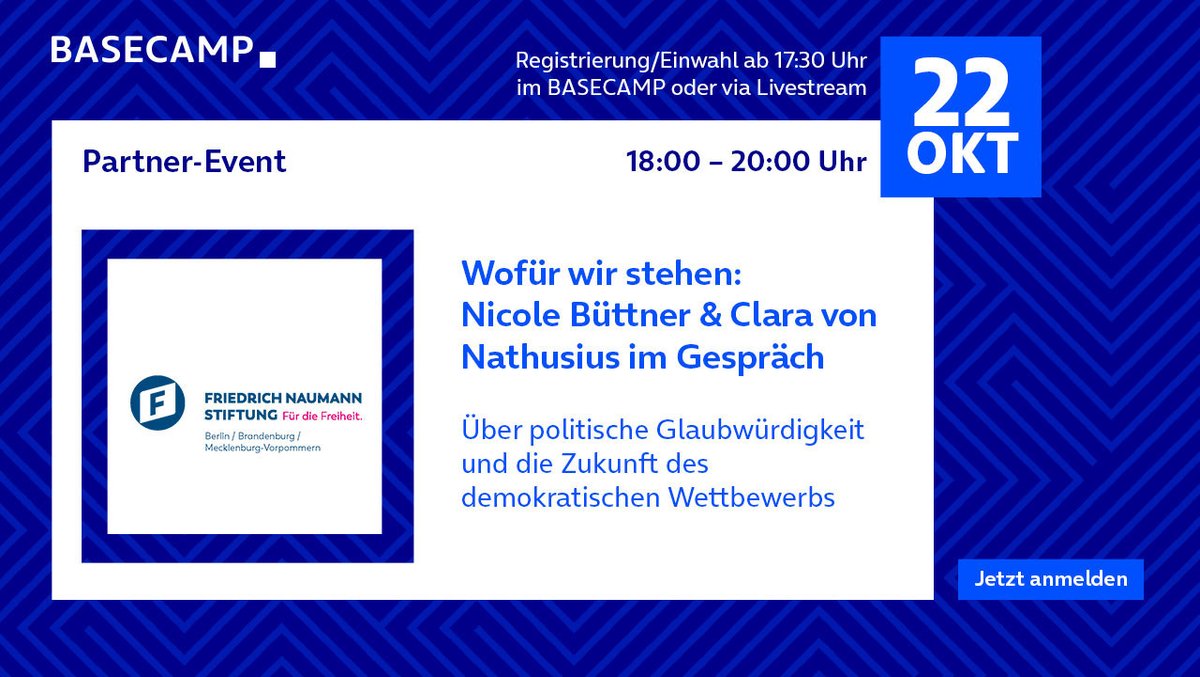 Friedrich Naumann Stiftung: Nicole Büttner & Clara von Nathusius im Gespräch über politische Glaubwürdigkeit